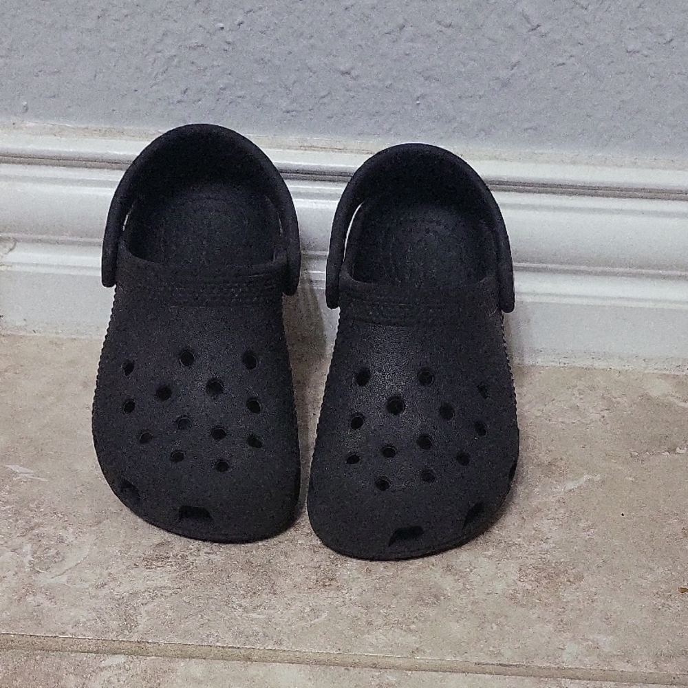 CROCS Kids Black Water Shoes